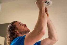 Adding ceiling-mounted, spot air purification devices in multiple rooms can help improve your IAQ. Michael Holmes installs one on a recent job. 