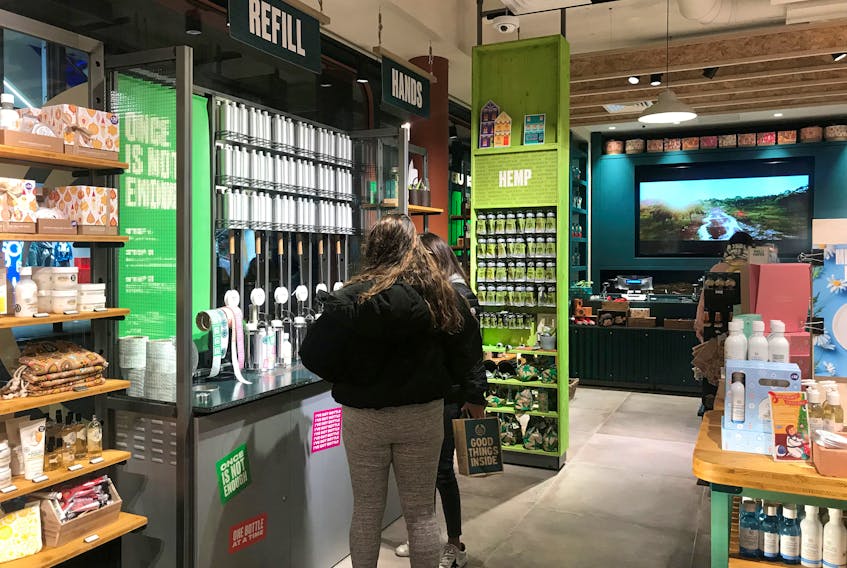 A Body Shop store in London, Britain, October 28, 2019.