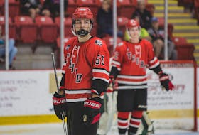 Simon Mullen, who turned 18 in September, has been a mainstay on defence during his third junior A season with his native Truro Bearcats of the Maritime Hockey League. NICK GAINES