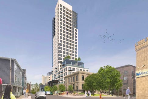 The Post, at 53 Queen Street in Dartmouth, will be 26 storeys tall. - RHAD Architects