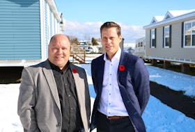 Housing Minister Rob Lantz and Economic Development Minister Gilles Arsenault say the province’s new rent-to-own program is aimed at providing an option for Islanders who can’t afford a down payment on a new home. Stu Neatby • The Guardian
