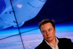 SpaceX founder Elon Musk speaks at a post-launch press conference after the SpaceX Falcon 9 rocket, carrying the Crew Dragon spacecraft, lifted off on an uncrewed test flight to the International Space Station from the Kennedy Space Center in Cape Canaveral, Florida, U.S., March 2, 2019.  Reuters file