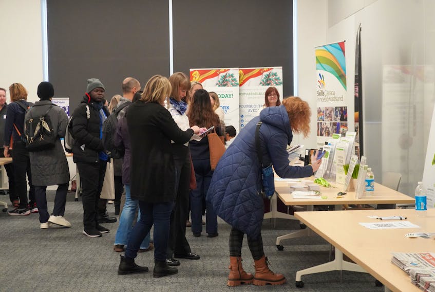 A career expo held Nov. 18 at the Charlottetown Library Learning Centre featured about 25 business representatives providing tips and information to jobseekers on how to secure a job. Vivian Ulinwa • SaltWire