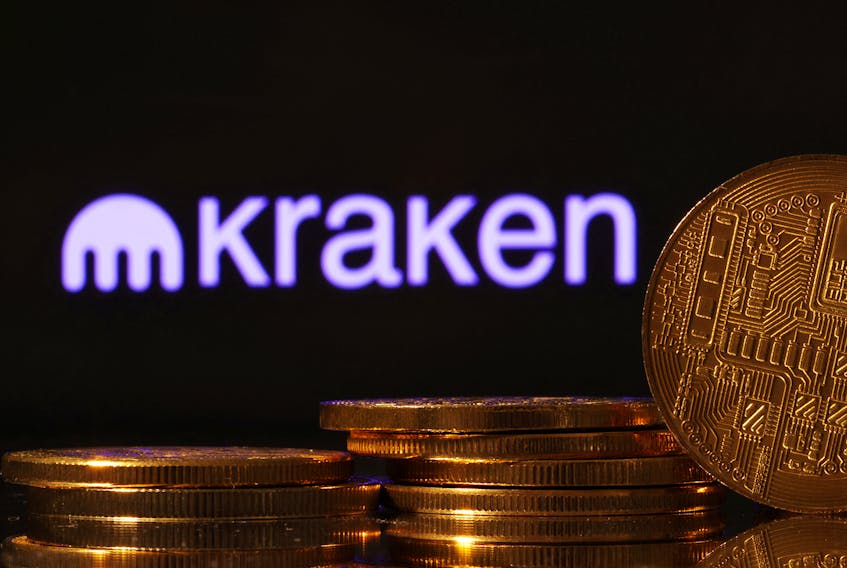 Kraken cryptocurrency exchange logo is seen in this illustration taken July 28, 2022.