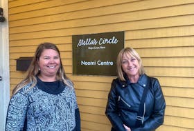 Kristina Wakeham (left) is program manager and Gail Thornhill is director of housing services with Stella's Circle.