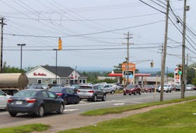 The Willow Street intersection in Truro, N.S. during afternoon traffic. Brendyn Creamer