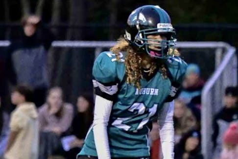 Auburn Drive kicker Isla David has excelled in a lot of sports but playing football is tops on her list. The Grade 11 student is the only female on the Eagles' 2023 Nova Scotia High School Football League championship roster. - Contributed