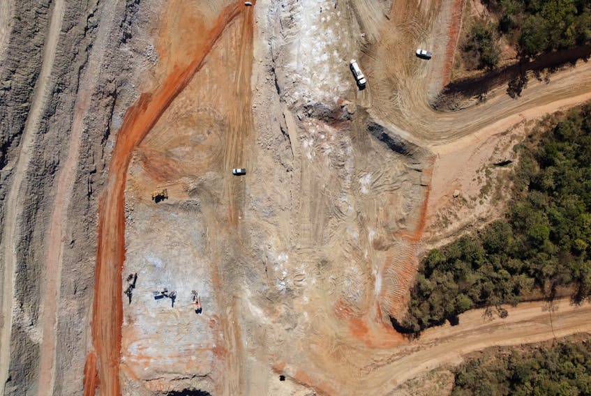 View shows Sigma Lithium Corp SGML.V production at the Grota do Cirilo mine in Itinga, in Minas Gerais state, Brazil April 18, 2023.