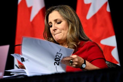 Minister of Finance Chrystia Freeland's fall economic statement came across as someone who fills in her crossword in ink, so sure is she of its accuracy, writes John Ivison. But the numbers in her own document tell a far less reassuring story.