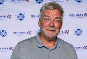 Shelburne County veteran lobster fisherman Eric Holmes of Sandy Point was the recipient of the Health & Safety Award of Excellence at Fish Safe Nova Scotia’s fourth annual Splashes of Safety awards dinner. CONTRIBUTED