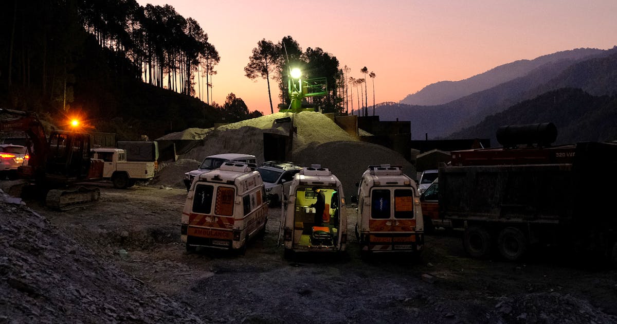 Indian rescuers hope to reach 41 trapped in tunnel on Thursday