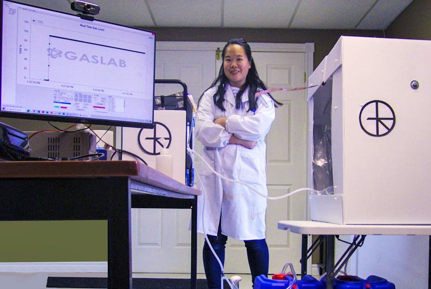 Dr. Tammy Cai (pictured) is, together with Genny Shaw, the co-founder of Gaia Refinery, a Halifax-based climate tech startup that is capturing carbon dioxide from the atmosphere.