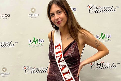 Rolanda Nason in 2021 when she was a finalist in the Miss Teen Canada pageant. "This isn't something I ever thought I would do," said the New Waterford native. CONTRIBUTED.