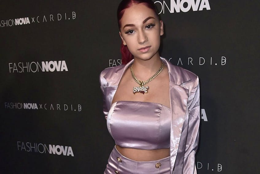  Bhad Bhabie attends the Fashion Nova x Cardi B Collaboration Launch Event at Boulevard3 on Nov. 14, 2018 in Hollywood, Calif.