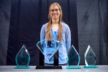 Jessika Lamarre, a PhD student at Memorial University in St. John’s, recently won four awards for her work using insects to develop a more environmentally sustainable feed for farmed fish. – Contributed