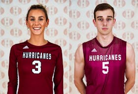 Volleyball players Myah Utrosa and Dominik Pineau have been named the Holland Hurricanes’ athletes of the week for the week ending Nov. 26.