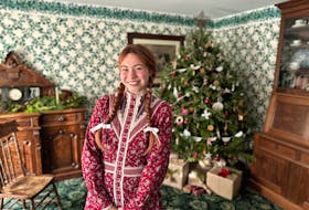 Upon entering Green Gables Heritage Place, visitors are welcomed by Anne Shirley, portrayed by Kate Arbing, who then shares tales of her Christmas celebrations. Thinh Nguyen • The Guardian