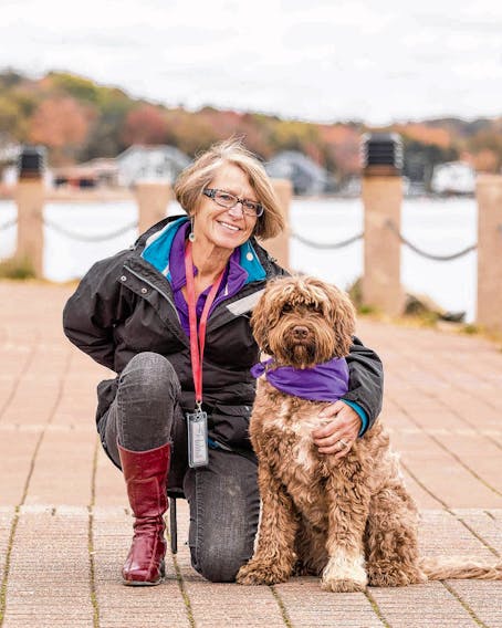 Ardra Cole of Lunenburg County, N.S. is the founder of ElderDog Canada. One of her dogs, Mr. Brown, was part of the inspiration for ElderDog. CONTRIBUTED