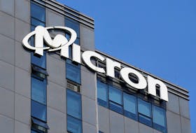 Micron Technology's logo is seen on the U.S. chipmaker's offices in Shanghai, China, May 25, 2023.