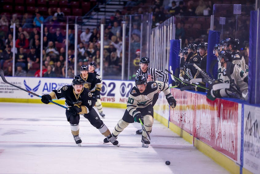 After dropping two of three games to the Utah Grizzlies, the Newfoundland Growlers are in Idaho this week looking to find their footing in America’s Heartland with a three-game set against the Steelheads. Photo courtesy Utah Grizzlies