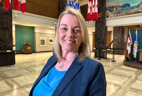 At Confederation Building on Tuesday, Portugal Cove-St. Philips town councillor Tina Neary is named the Progressive Conservative candidate for the upcoming Conception Bay East-Bell Island by-election. -Juanita Mercer/SaltWire