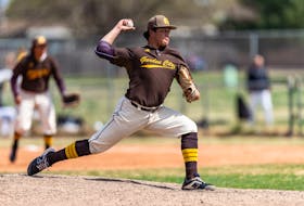 Truro native John DeCoste, in action with Garden City Community College in Kansas, has committed to Grambling State University in Louisiana to play NCAA Division 1 baseball. CONTRIBUTED