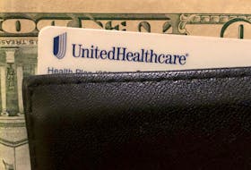 A UnitedHealth Group health insurance card is seen in a wallet in this picture illustration October 14, 2019.