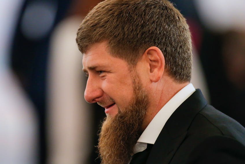 Ramzan Kadyrov, head of Russia's Chechnya, waits before an annual state of the nation address attended by Russian President Vladimir Putin at the Kremlin in Moscow, Russia, December 1, 2016.
