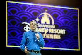 Disney's Chief Executive Officer Bob Iger holds a news conference at Shanghai Disney Resort as part of the three-day Grand Opening events in Shanghai, China, June 15, 2016.