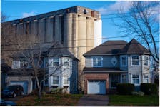 Homes on McLean Street with the Halifax Grain Elevator in the background on Wednesday, Nov. 29, 2023.
Ryan Taplin - The Chronicle Herald