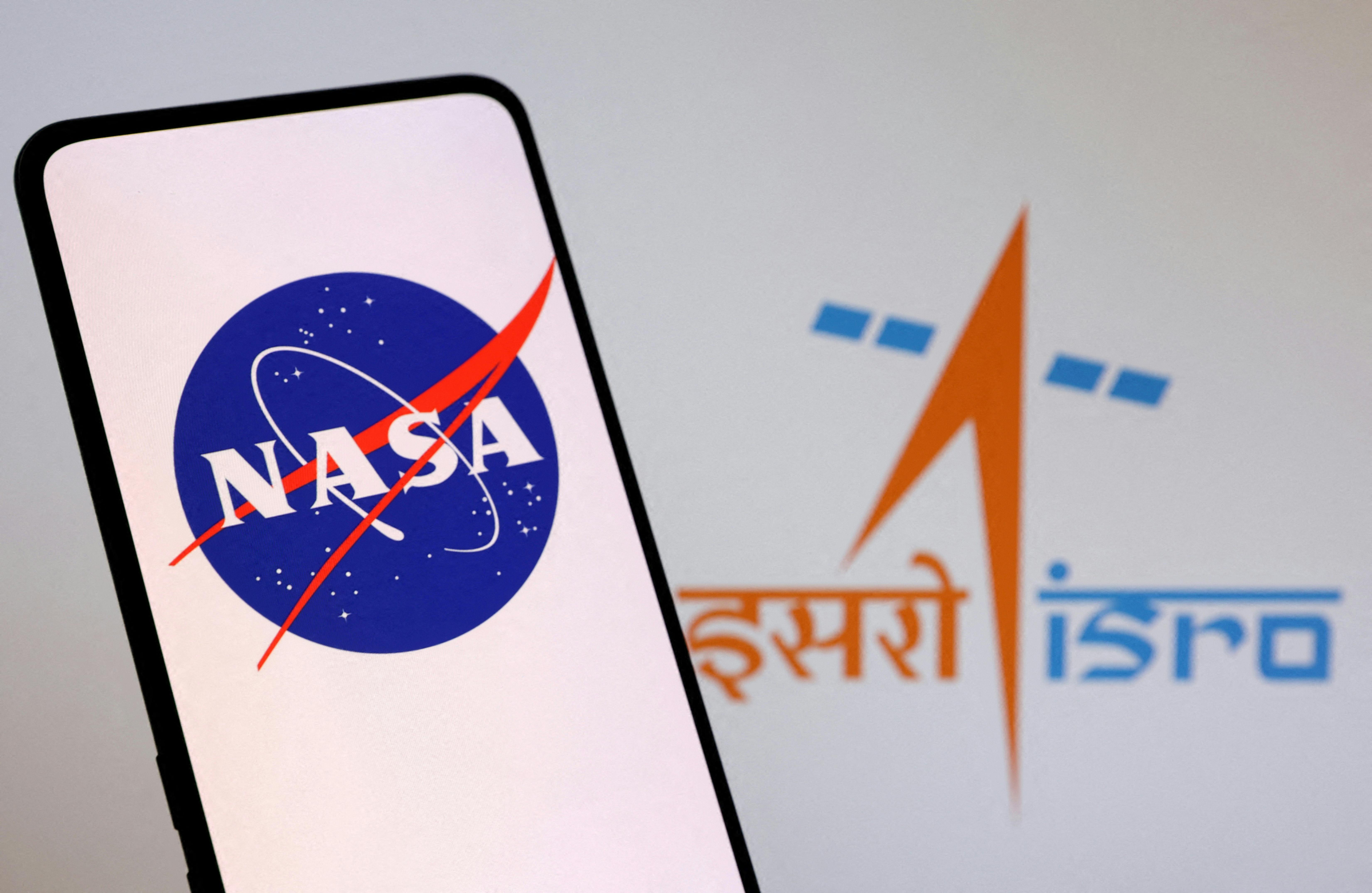 Indian space research organisation logo Cut Out Stock Images & Pictures -  Alamy