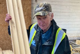 Eric Osmond, 83, started his sawmill in Millertown in 1968 and is not about to retire anytime soon.