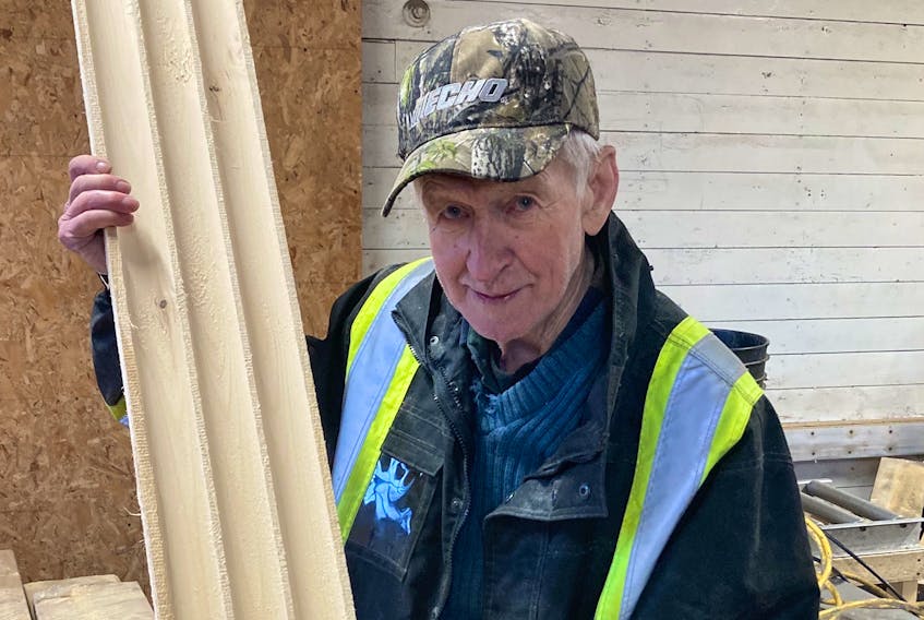 Eric Osmond, 83, started his sawmill in Millertown in 1968 and is not about to retire anytime soon.