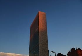 File Photo: The United Nations building is seen at sunrise during the 77th Session of the United Nations General Assembly at the U.N. Headquarters in New York City, U.S., September 21, 2022.