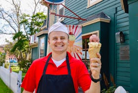 Daniel Meister, the owner of Holman's Ice Cream Parlour in Summerside, is gearing up to bring a variety of the popular ice cream flavors to the Charlottetown Farmers' Market on Nov. 4. Contributed