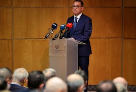 Joachim Nagel, President of the Deutsche Bundesbank speaks at an event in Central Bank of Cyprus in Nicosia, Cyprus November 28, 2023.