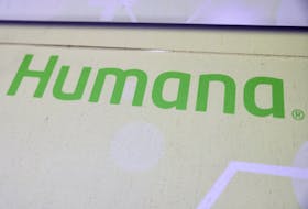 Signage for Humana Inc. is pictured at a health facility in Queens, New York City, U.S., November 30, 2021.