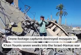 STORY: The video was shot on the sixth day of the extended truce, the first respite in Israel’s bombardment of the territory in response to the October 7 Hamas attacks on the country. On Thursday, the two sides struck a last-minute agreement to extend the six-day ceasefire by another day to allow negotiators to keep working on deals to swap hostages held in the Hamas-run coastal enclave for