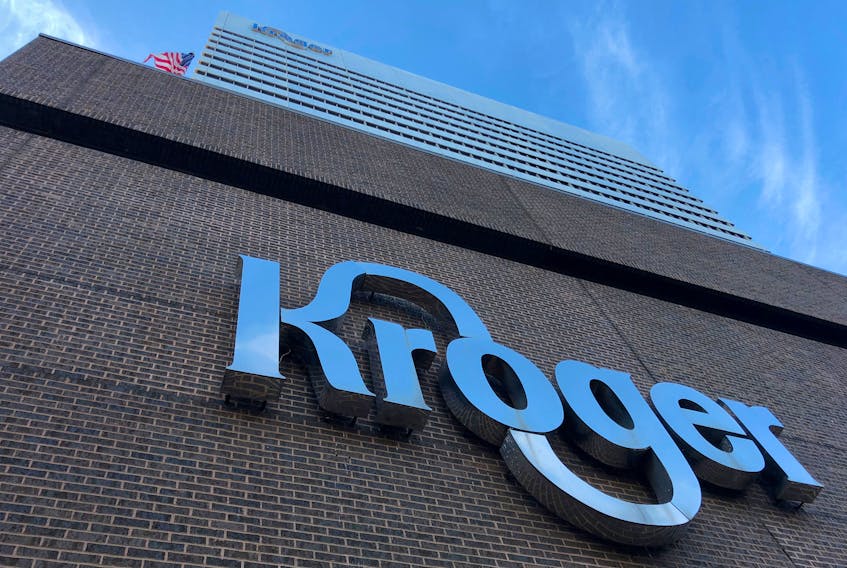 The Kroger supermarket chain's headquarters is shown in Cincinnati, Ohio, U.S., June 28, 2018.  Picture taken June 28, 2018. 