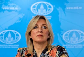 Russian Foreign Ministry spokeswoman Maria Zakharova attends a news conference in Moscow, Russia, April 4, 2023.