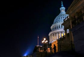 U.S. Capitol police stand outside the Capitol building as the Senate votes on debt ceiling legislation to avoid a historic default at the U.S. Capitol in Washington, U.S., June 1, 2023.
