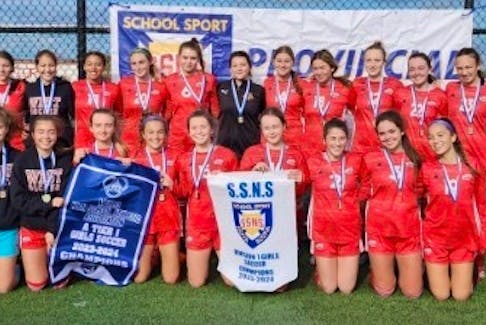 The Halifax West Warriors captured their second straight School Sport Nova Scotia Division 1 girls' soccer championship on Saturday at Mainland Commons.