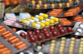 Illustration photo shows various medicine pills in their original packaging in Brussels, Belgium August 9, 2019.  