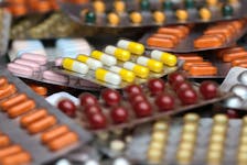 Illustration photo shows various medicine pills in their original packaging in Brussels, Belgium August 9, 2019.  