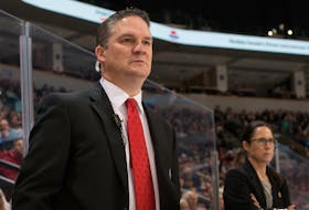 Winnipeg, MB - Dec 5 2017 -  Game 4 - 2017-18 National Women's Team Series vs. USA at the Bell MTS Place in Winnipeg, Manitoba, Canada (Photo: Matthew Murnaghan/Hockey Canada Images)
Canadian women’s assistant hockey coach Troy Ryan??
