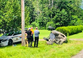 The West District RCMP respond to an incident in Lower Brighton, near Hartland. The District of Carleton North and Hartand are looking to create a municipal police force to replace the RCMP. - Jim Dumville, Local Journalism Initiative Reporter, River Valley Sun
