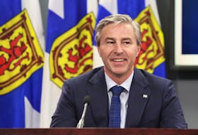 Premier Tim Houston takes part in the announcement of  his government's plan to accelerate skilled trades growth at One Government Place in Halifax on Thursday, Oct. 19, 2023. - Communications Nova Scotia
