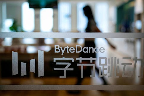 The ByteDance logo is seen at the company's office in Shanghai, China July 4, 2023.