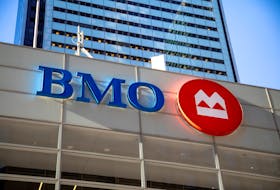 A sign for the Bank of Montreal in Toronto, Ontario, Canada December 13, 2021. 