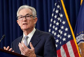 Federal Reserve Board Chair Jerome Powell answers a question during a press conference following a two-day meeting of the Federal Open Market Committee on interest rate policy in Washington, U.S., November 1, 2023.
